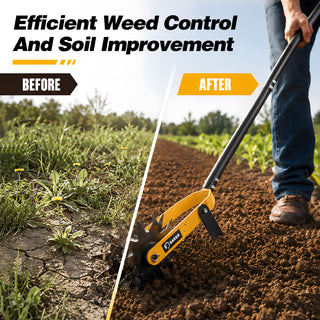 Sakerplus® Manual Rotary Garden Tiller Weeder
