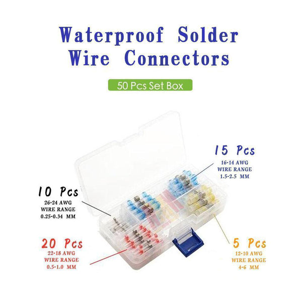 Conectores de cable de soldadura resistentes al agua (930 unidades)