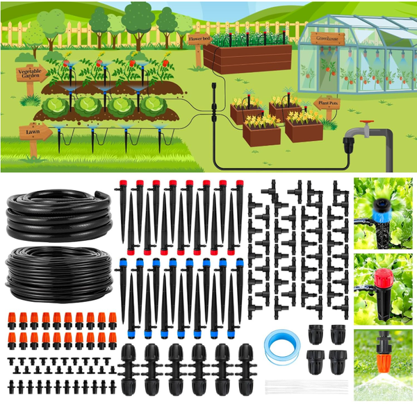 Kit de riego profesional para jardines Sakerplus