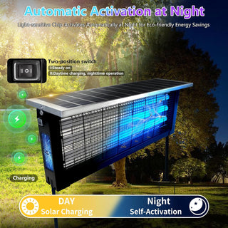 Sakerplus® Powerful Solar Outdoor Bug Zapper