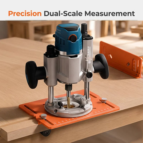 Sakerplus® Precision Wood Router Slotting Guide Bracket