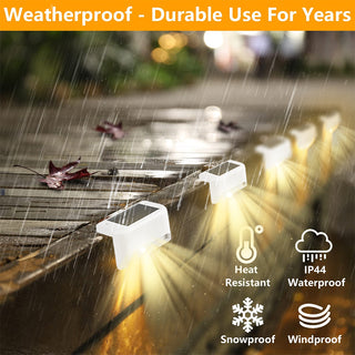Luces solares para terraza SAKER® para exteriores, paquete de 4