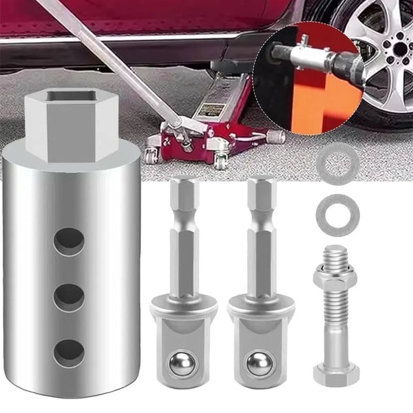 Sakerplus® Stainless Steel Trailer Jack Electric Drill Adapter