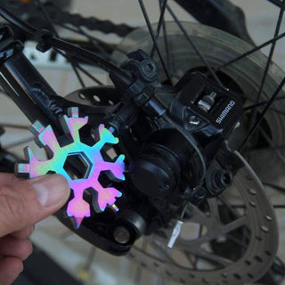 Sakerplus 18-in-1 Stainless Steel Snowflakes Multi-tool