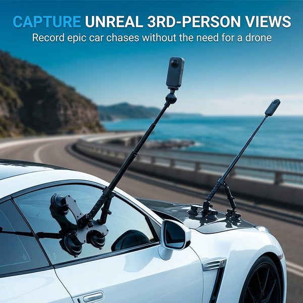 Sakerplus® Action Camera Suction Mount Kit