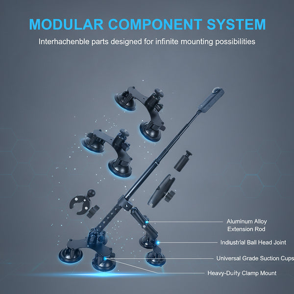 Sakerplus® Action Camera Suction Mount Kit