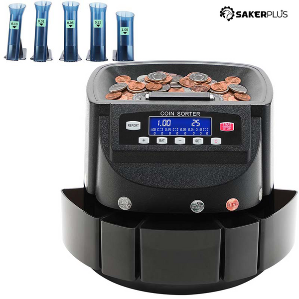 Sakerplus® Automatic Coin Counter Sorter