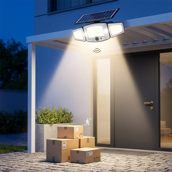 Sakerplus® Outdoor Solar Motion Sensor Security Light