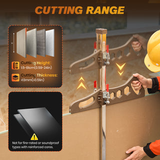 Sakerplus Foldable Drywall Cutting Tool