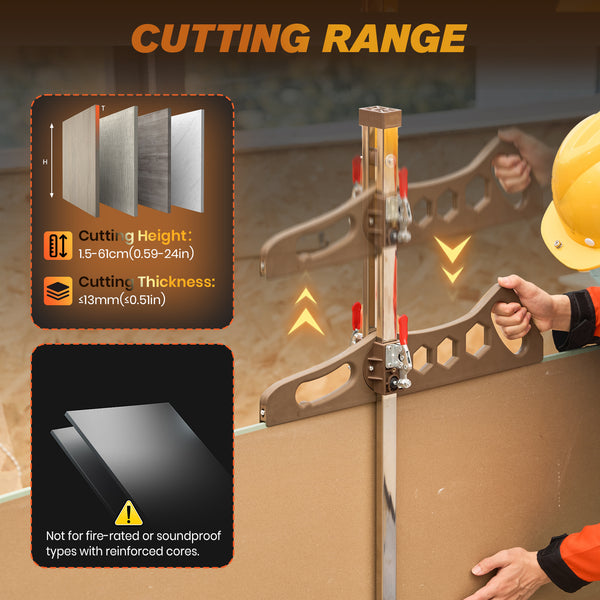Herramienta de corte plegable para paneles de yeso Sakerplus