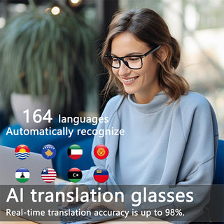 Sakerplus® AI Smart Translation Glasses