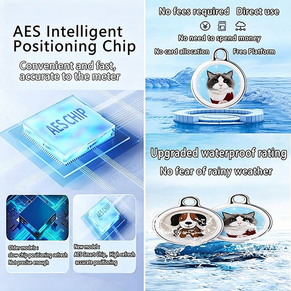 Sakerplus® Smart Pet GPS Tracker System