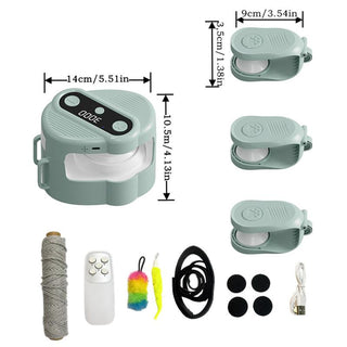 Juguete interactivo para gatos Sakerplus® Juego de persecución automático