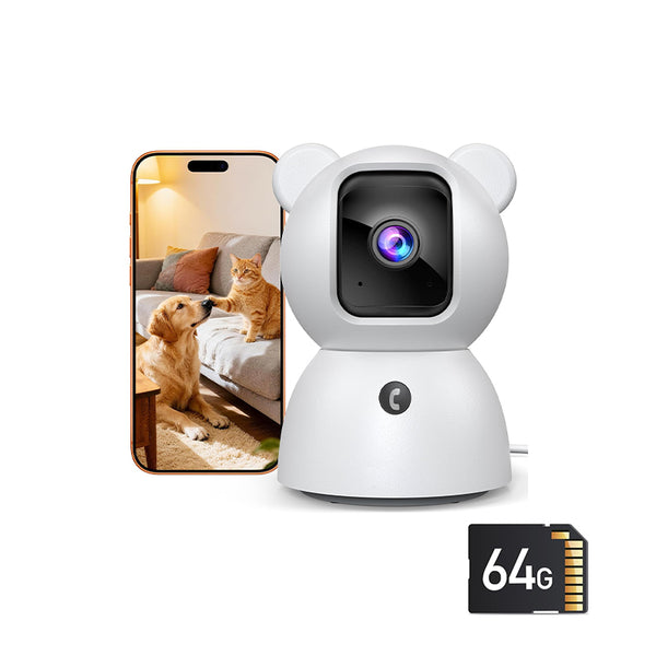 Sakerplus® Indoor Smart Security Camera Baby Monitor