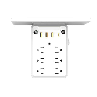 Sakerplus Multi-plug outlet with night light