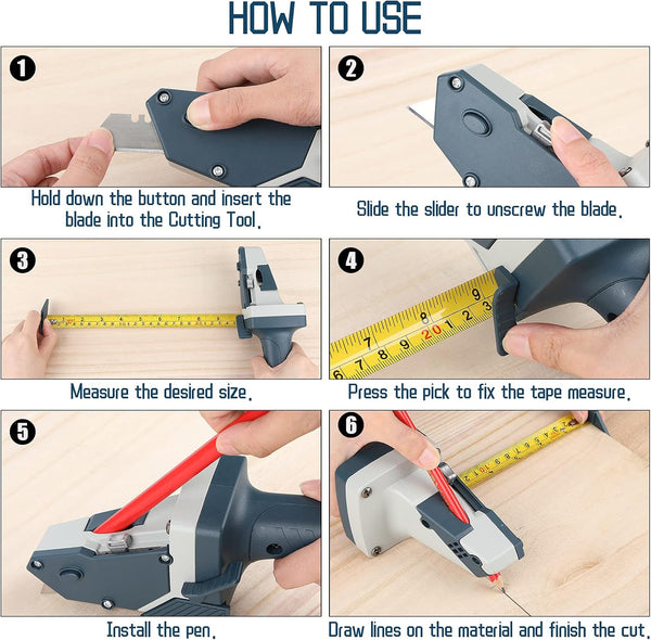 Sakerplus® 3-in-1 Gypsum Board Cutting Tool