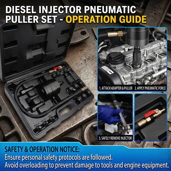 Sakerplus® Universal Diesel Injector Removal Kit