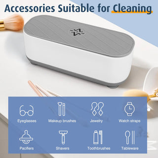 Sakerplus® Portable 48kHz Ultrasonic Jewelry Cleaner