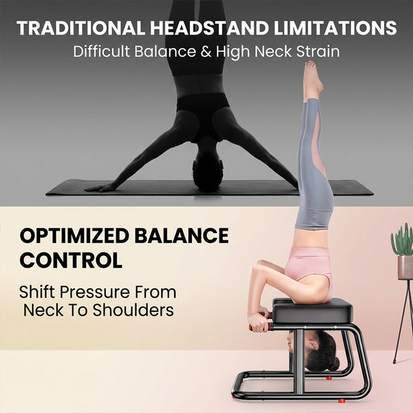 Sakerplus® Yoga Headstand Inversion Training Stability Stool