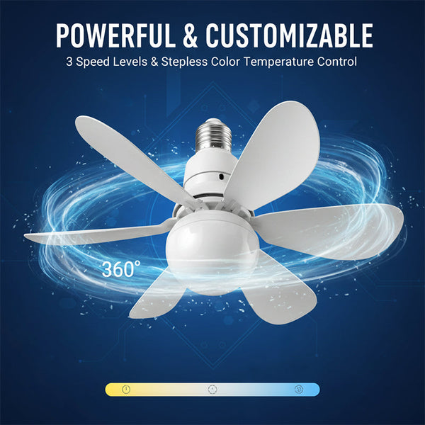 Sakerplus® Modern Low Profile Ceiling Fan Light