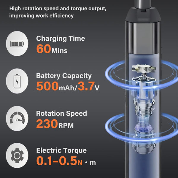 Juego de mini destornilladores eléctricos Sakerplus®