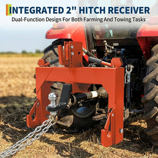 Sakerplus® 3 Point Adjustable Tractor Quick Hitch