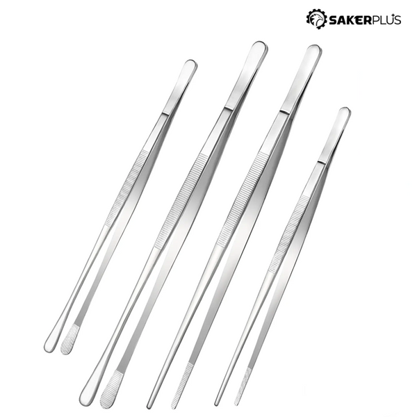 Sakerplus® Extra-Long Stainless Steel Tweezer Tongs