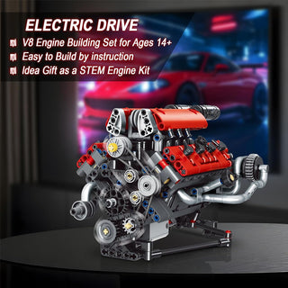 Sakerplus® V8 Working Car Engine Kit