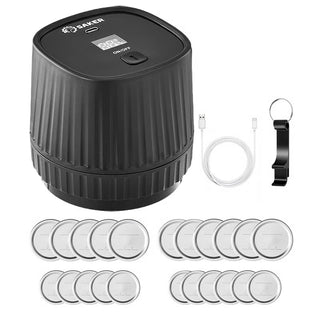 Efficient Food Saver - SakerPlus Electric Vacuum Sealer For Mason Jars
