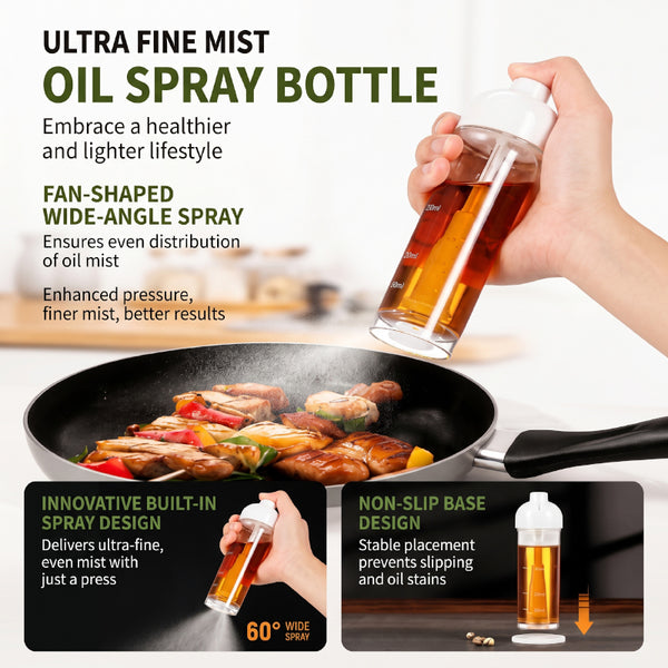 Sakerplus® Ultra Fine Cooking Oil Spray Bottle