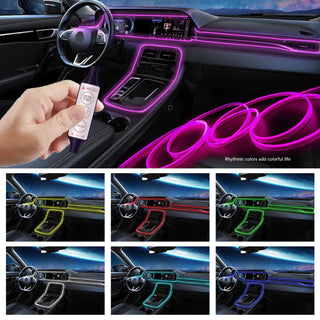 Sakerplus® USB Car LED Lights with APP Control