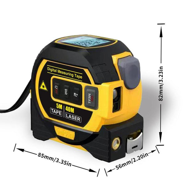 Cinta métrica láser infrarroja portátil 3 en 1 Sakerplus®