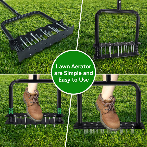Sakerplus® Heavy Duty Lawn Aerator With Spikes