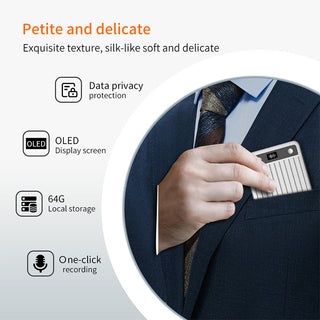 Sakerplus AI Voice Activated Recorder With Translation