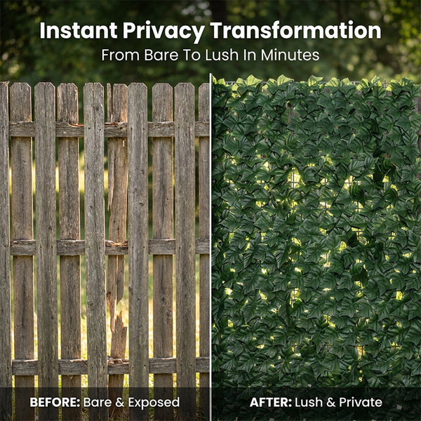 Sakerplus® Artificial Greenery Privacy Fence Screen