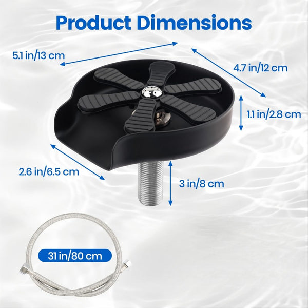 Sakerplus® High Pressure Glass Rinse Sink
