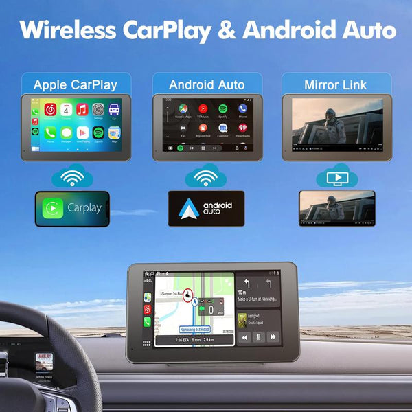 Pantalla táctil inalámbrica portátil Sakerplus® CarPlay