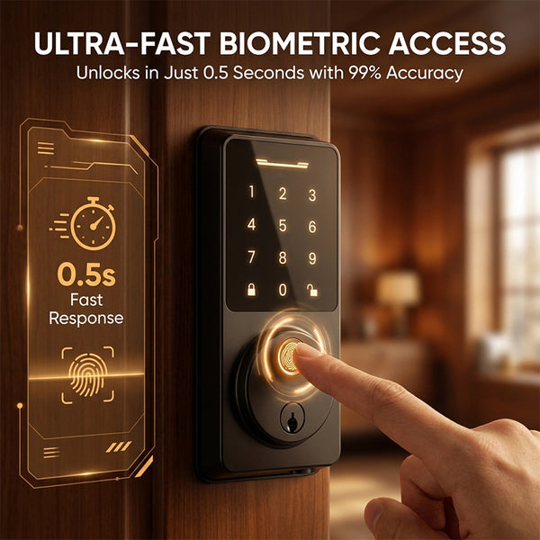 Sakerplus® Keyless Fingerprint Smart Door Lock