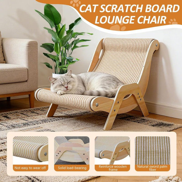 Sakerplus® Cat Scratch Board Lounge Chair