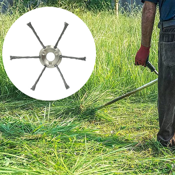 Cabezal de corte para desbrozadora de alambre de acero Sakerplus® de 6 pulgadas
