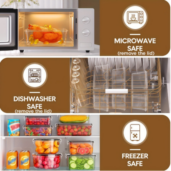 Sakerplus®  25-Piece Airtight Food Storage Container Set