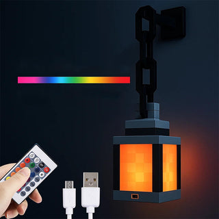 Sakerplus Pixelated Lantern LED Night Light
