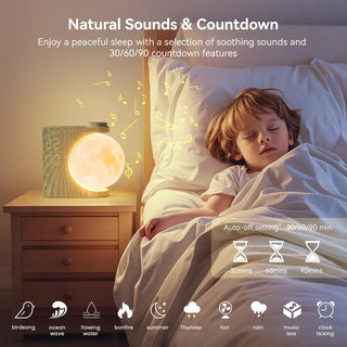 Sakerplus® Sunrise Alarm Clock Moon Lamp