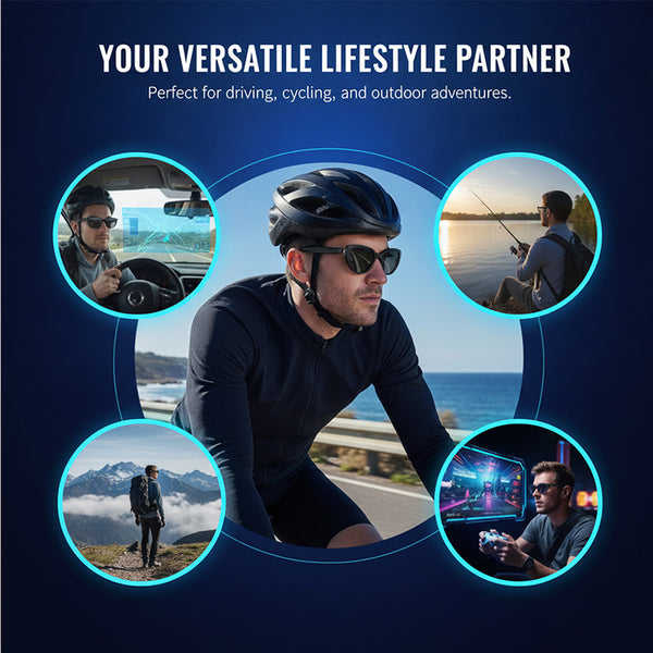 Sakerplus® Smart AI Glasses With Real-Time Translation