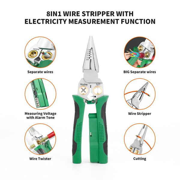 Pelacables y retorcedor Sakerplus® 8 en 1