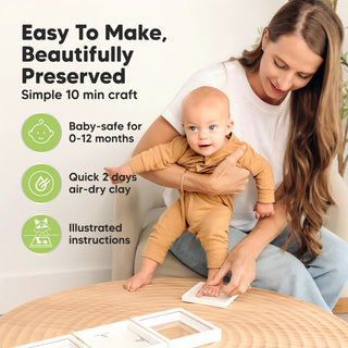 Sakerplus® Baby Handprint Footprint Frame Kit