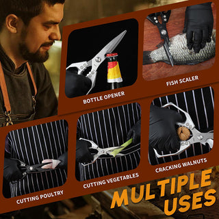Tijeras de cocina para aves de corral de alta resistencia Sakerplus®