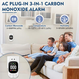 Sakerplus Plug-in Carbon Monoxide Detector