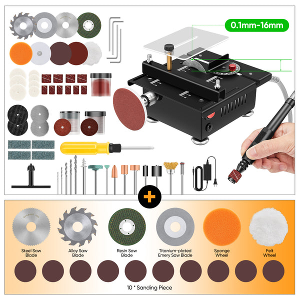 Minisierra de mesa multifuncional Sakerplus - Kit de consumibles de repuesto