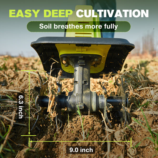 Cultivador eléctrico inalámbrico Saker de 22 V